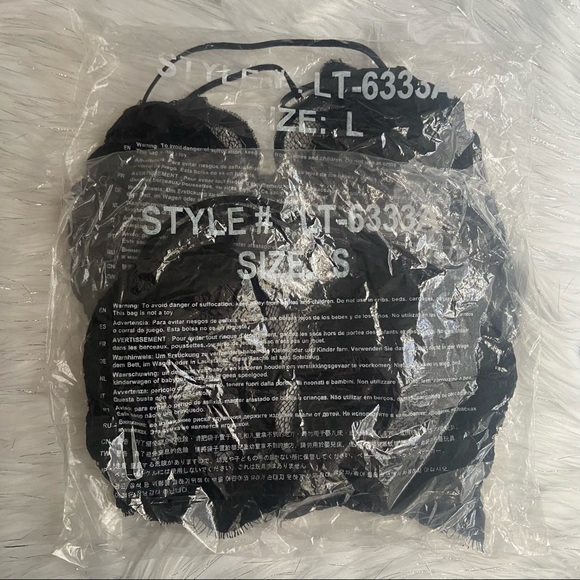 Zenana Black Lace Bralette size Small - Picture 6 of 7